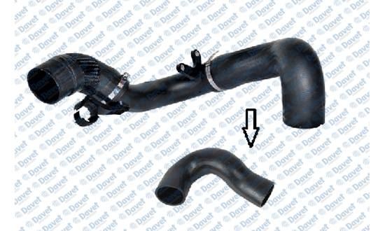 SWAPP 68010 Turbo Hortumu Ducato Iii - Jumper - Boxer 2.2 Jtd {Plastik Boru Haric Ok Ile Gosterilen Buyuk Hortum}